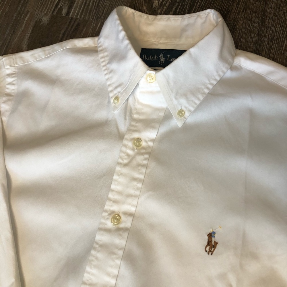 Polo Ralph Lauren Custom Fit White Button Down